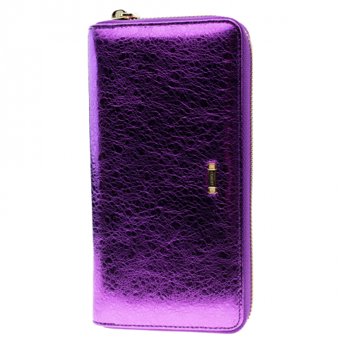 1016-28h purple кошелек COSCET натуральная кожа 10х20x2
