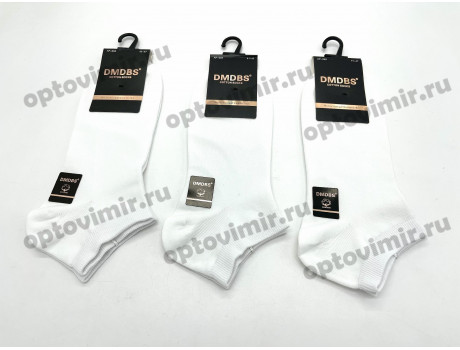 Носки мужские Dmdbs короткие белые хлопок АР-085