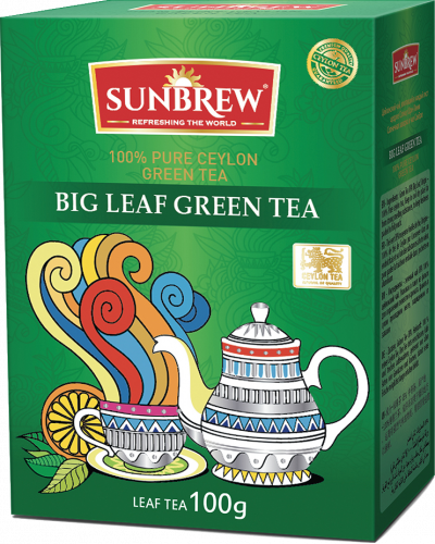 Sunbrew. Big Leaf Green Tea 100 гр. карт.пачка