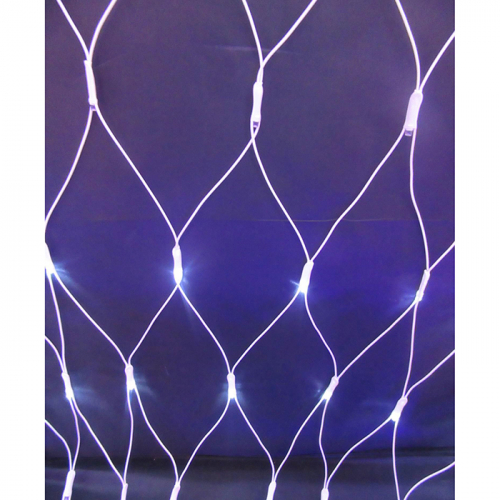 Электрическая гирлянда LED МК-19130 Сетка, белый, холодный 2*2м, 8 режимов РАСПРОДАЖА в Нижнем Новгороде