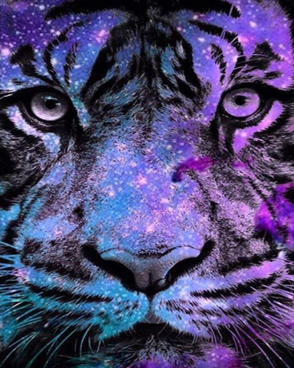 Алмазная мозаика круглыми стразами 40x50