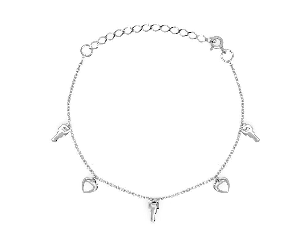 Браслет из серебра без вставки, Ю-40065р