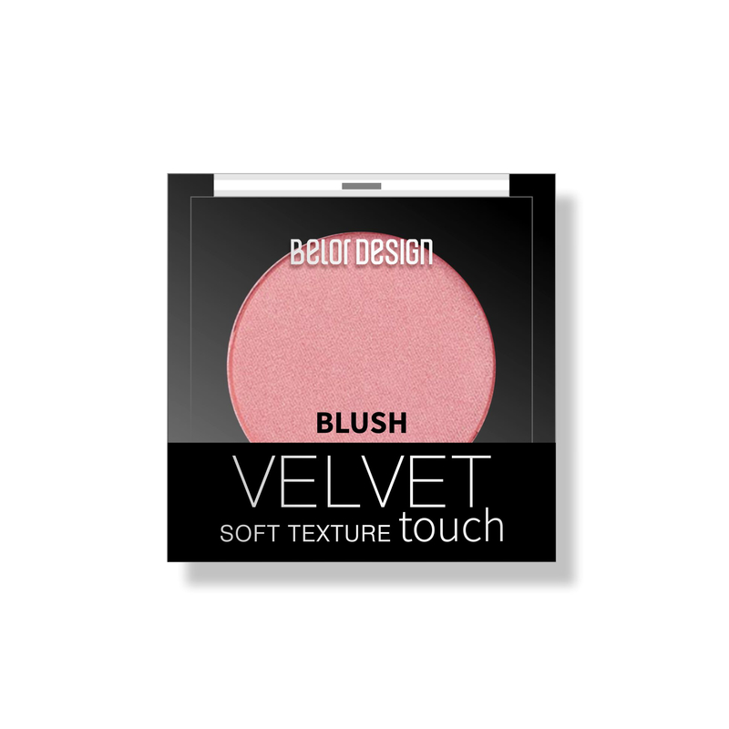 Belor Design Румяна Velvet Touch 104 розово-бежевый