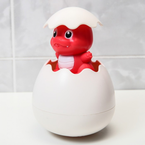Игрушка для игры в ванне «Динозаврик в яйце», цвет СЮРПРИЗ