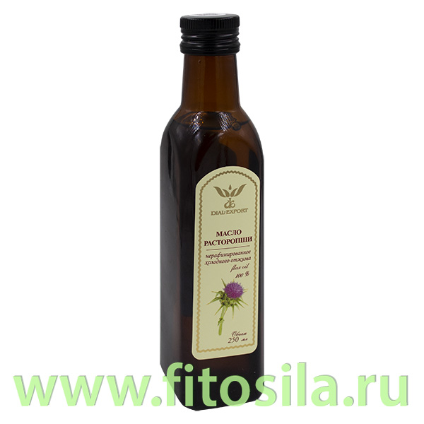 Масло Расторопши нерафинированное холодного отжима 250мл DIAL-EXPORT