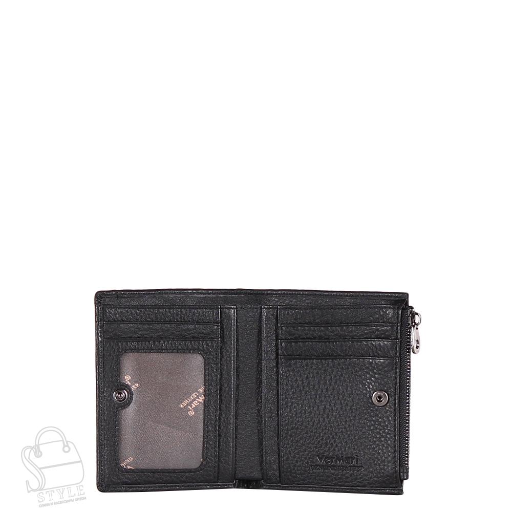 Женский кошелек 6087-1805 black Vermari