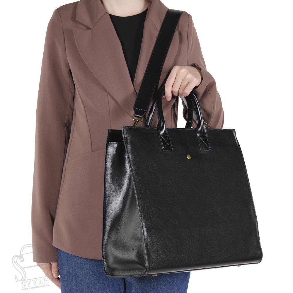 Сумка женская кожаная 5001NN black Natale Navetta