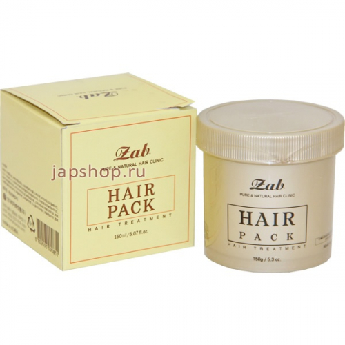 Zab Hair Pack Treatment Увлажняющая маска для поврежденных волос, 150 мл (8809093090811)
