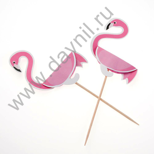 Топпер фламинго 2 шт
