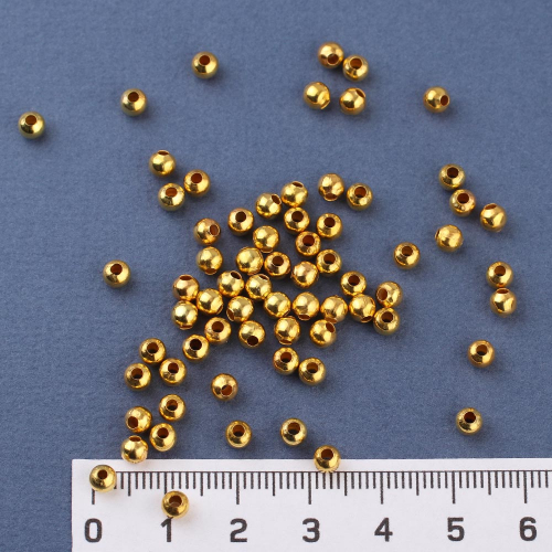 Зажим для бус 0,5 мм 20 гр золото