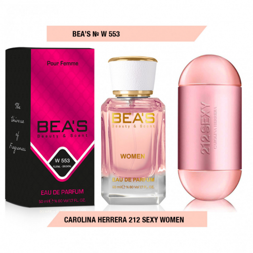 Женские духи   Парфюм Beas Carolina Herrera 212 Sexy women арт. W 553