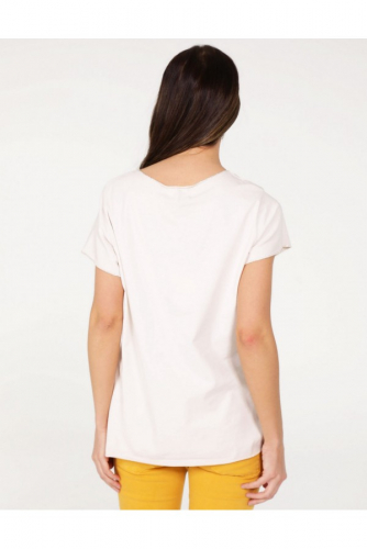 Блузка UNISONO 141-6513 BEIGE