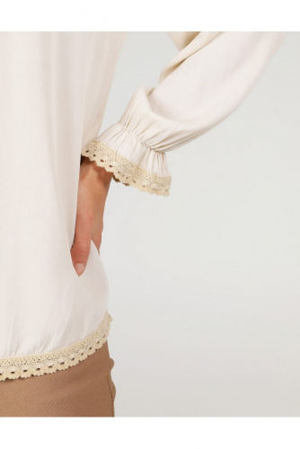 Блузка UNISONO 16-1065T BEIGE