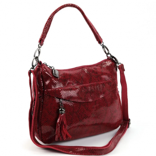 Женская кожаная сумка 1835 Х8 Ред