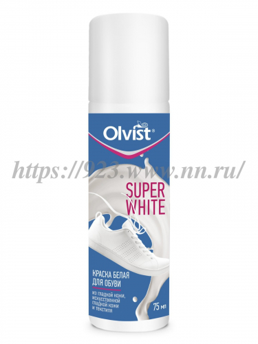  NEW Краска белая для обуви Super White (жидкая, 