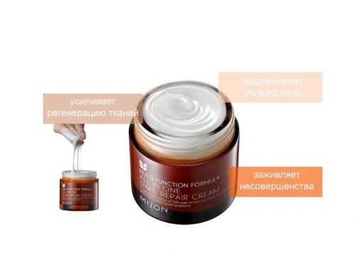 1730 рMIZON All In One Snail Repair Сream Крем для лица с муцином улитки 75мл