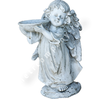 Фигура Ангел с чашей-Поилка 13051(31*23см)