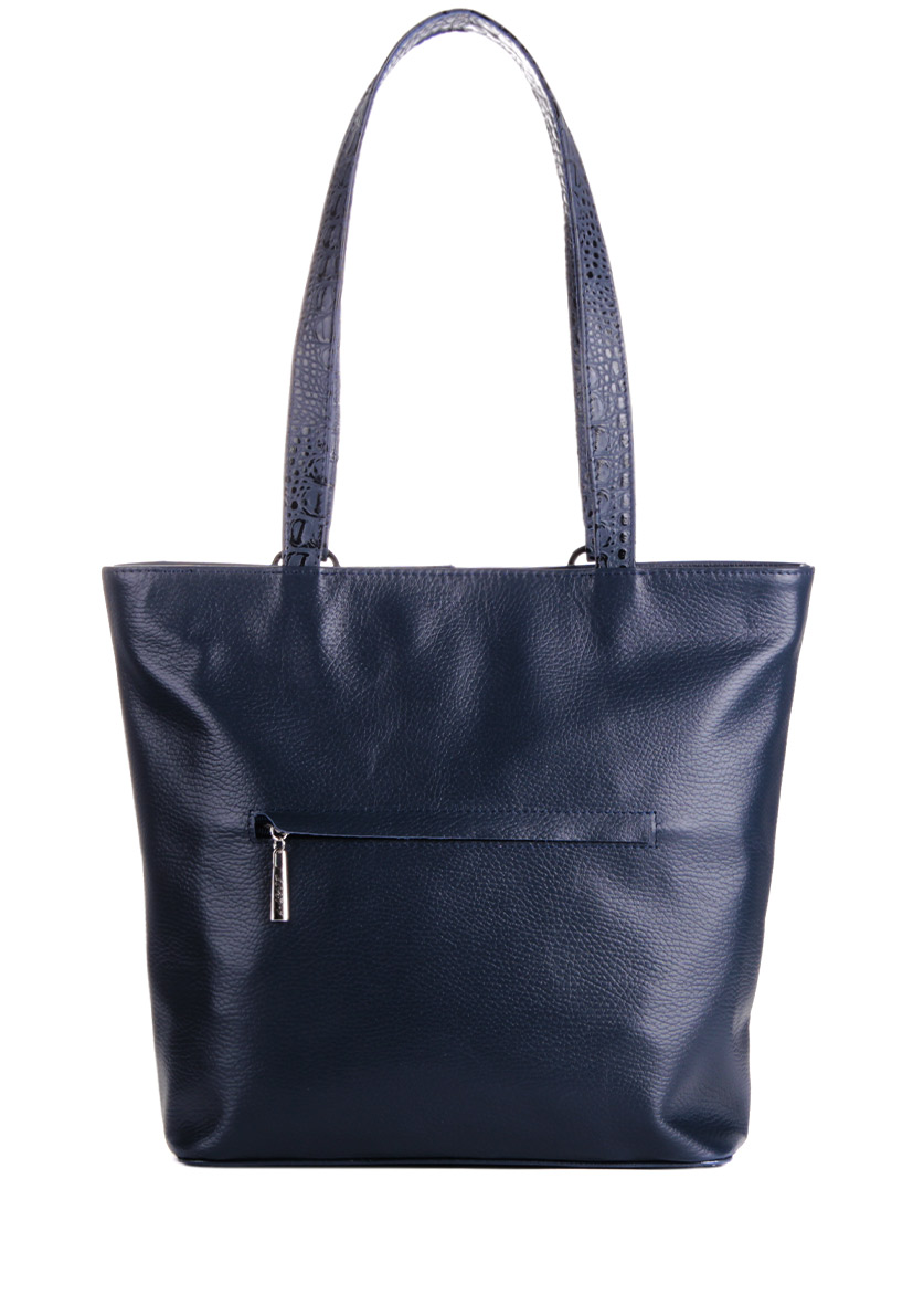 Модель №L77 | кожа | крокодил | синий | К155-6 | 16607