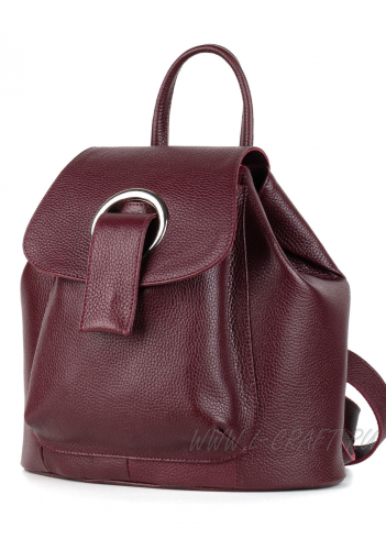 Модель №L124 | кожа | гладкий | бордовый | К88 | 29849