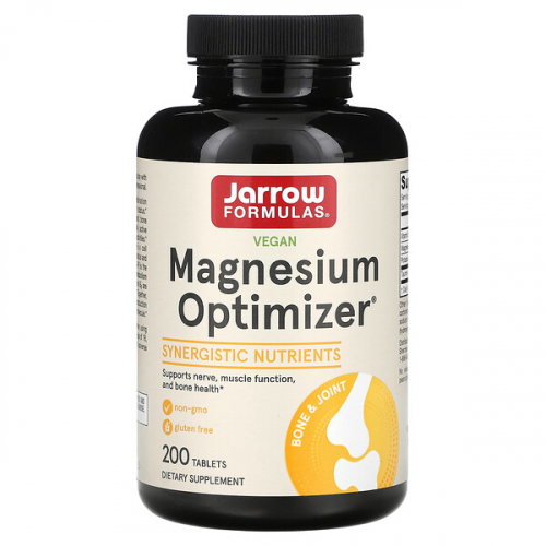 Jarrow Formulas, Magnesium Optimizer, 200 таблеток