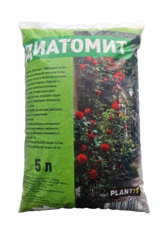 уд. ДИАТОМИТ садовый (почвоулучшитель) 5 л/ 6 шт PLANT!T (кремнистые отложения диатомитовых водорослей)