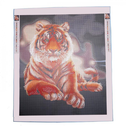 Алмазная вышивка с полным заполнением «Тигр» 50х60 см