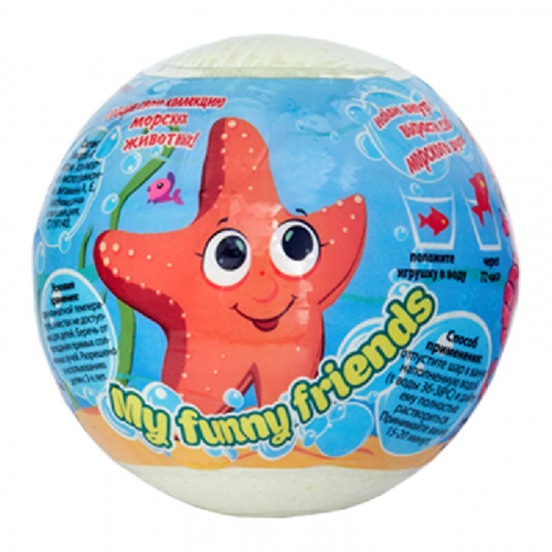ЛК Детский бурлящий шар с растущей игрушкой My funny friends 130г