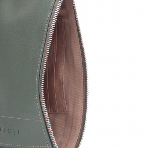Сумка: Женская кожаная сумка Richet 2699LN 342 Зеленый
