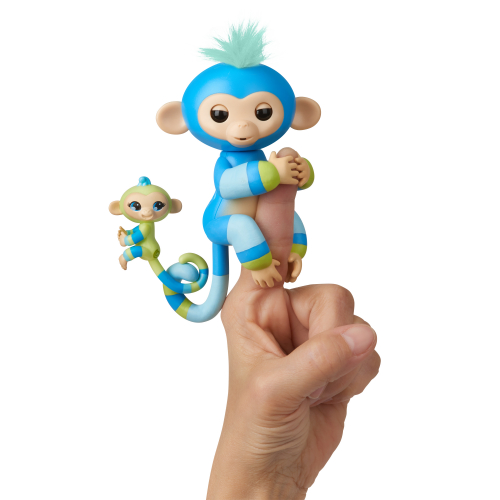 1 шт. доступно к заказу/3541_S20 Интерактивная обезьянка Билли с малышом, 12 см