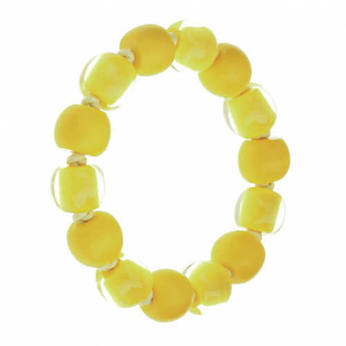 Браслет Colourful Beads Желтый