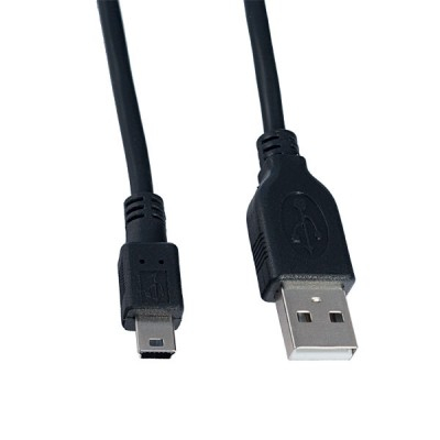 Кабель VS, U310, USB(M) - mini USB(M), 1 метр (чёрный)
