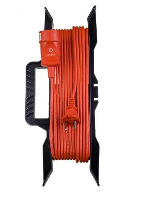 Удлинитель Perfeo PF_C3280, Ru Power, на рамке, без заземления, 10 метров (оранжевый)