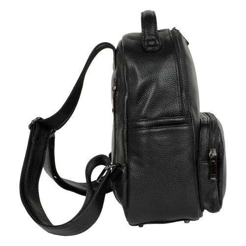 Кожаный рюкзак 25012 (Черный)