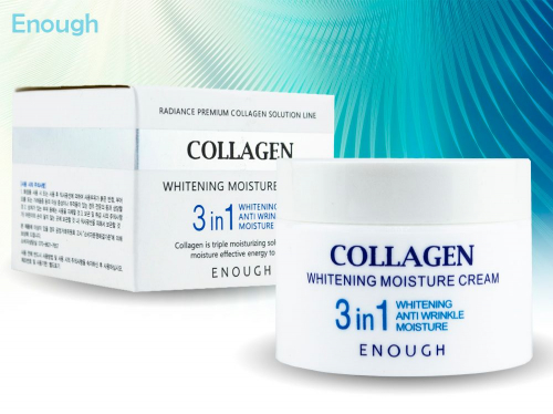 Enough collagen Увлажняющий крем 3 в 1 с Коллагеном (2165), 50 ml