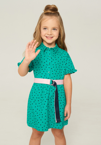 Платье детское для девочек Raion зеленый Dress Маленький