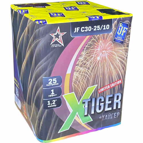 Фейерверк JFC 30-25/10 Тигр / X TIGER (1,25