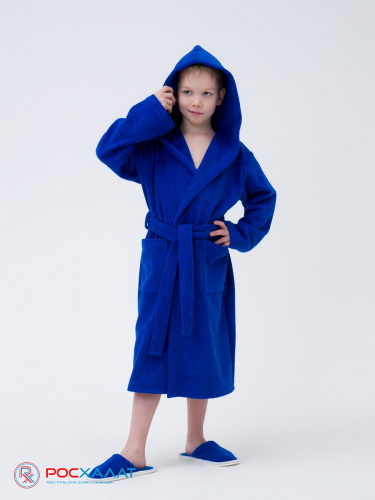  МЗ-04 (89) Детский махровый халат синий