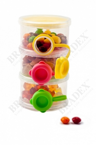 DE 0211 - Трехслойный контейнер с боковыми отверстиями для пищевых сыпучих продуктов