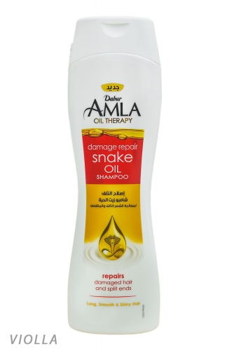 Крем -шампунь д/волос Dabur Amla Nourishment  Snake oil(для секущихсч и выпадающих)200мл