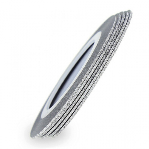 Лента для ногтей 0,8мм (серебро)