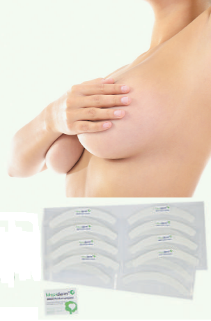 Mepiderm MAMMO Силиконовый пластырь от рубцов на женской груди 16 шт. дуга
