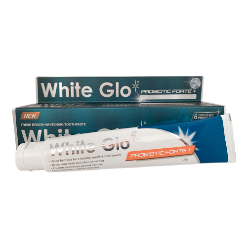 Вайт Гло зубная паста 100,0 отбеливающая с пробиотиками