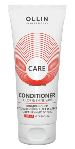 OLLIN CARE Кондиционер, сохраняющий цвет и блеск окрашенных волос 200мл/ Color&Shine Save Conditione