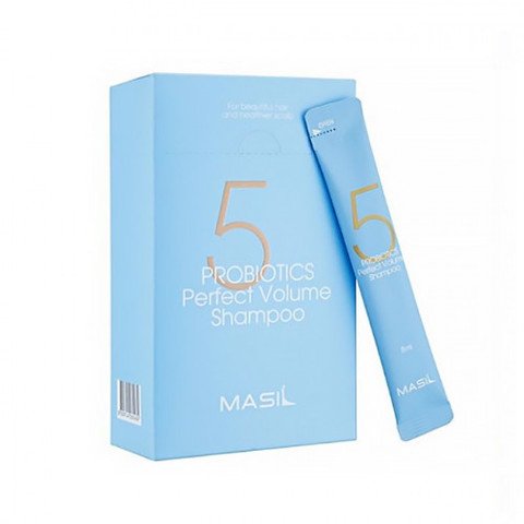 550рШампунь для объема волос с пробиотиками MASIL 5 PROBIOTICS PERFECT VOLUME SHAMPOO 8мл*20шт
