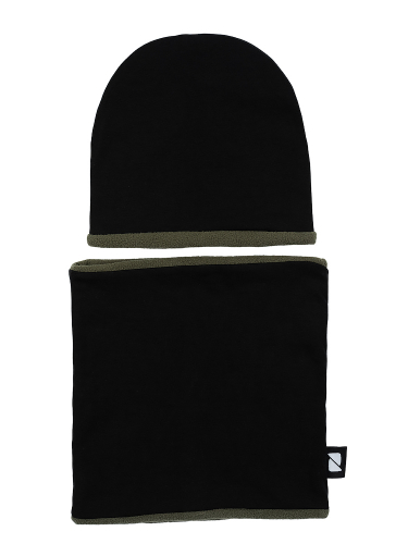 13-153U (черный (хаки)) Комплект (шапка, снуд)