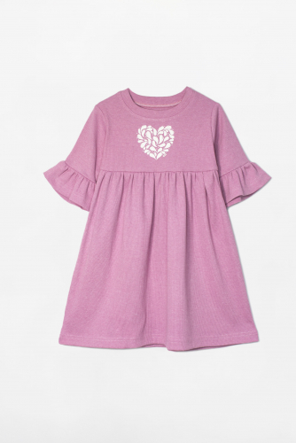 Платье 2150-189G, Сердце/Розовый