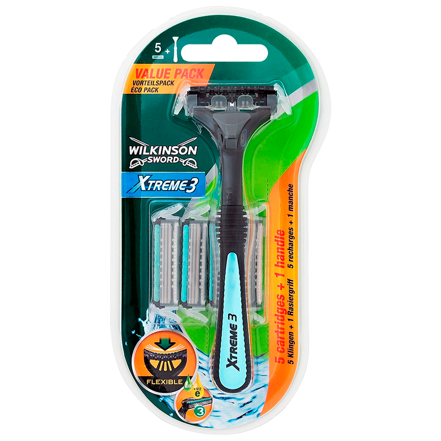 Станок для бритья одноразовый Schick (Wilkinson Sword) EXTRA-3 Sensitive  (4шт.)