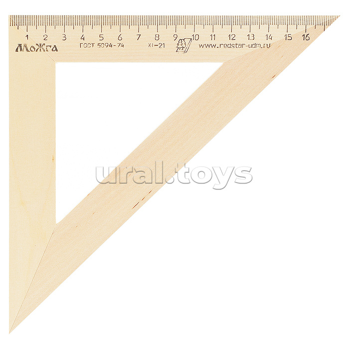 Треугольник 45°, 18см Можга, дерево