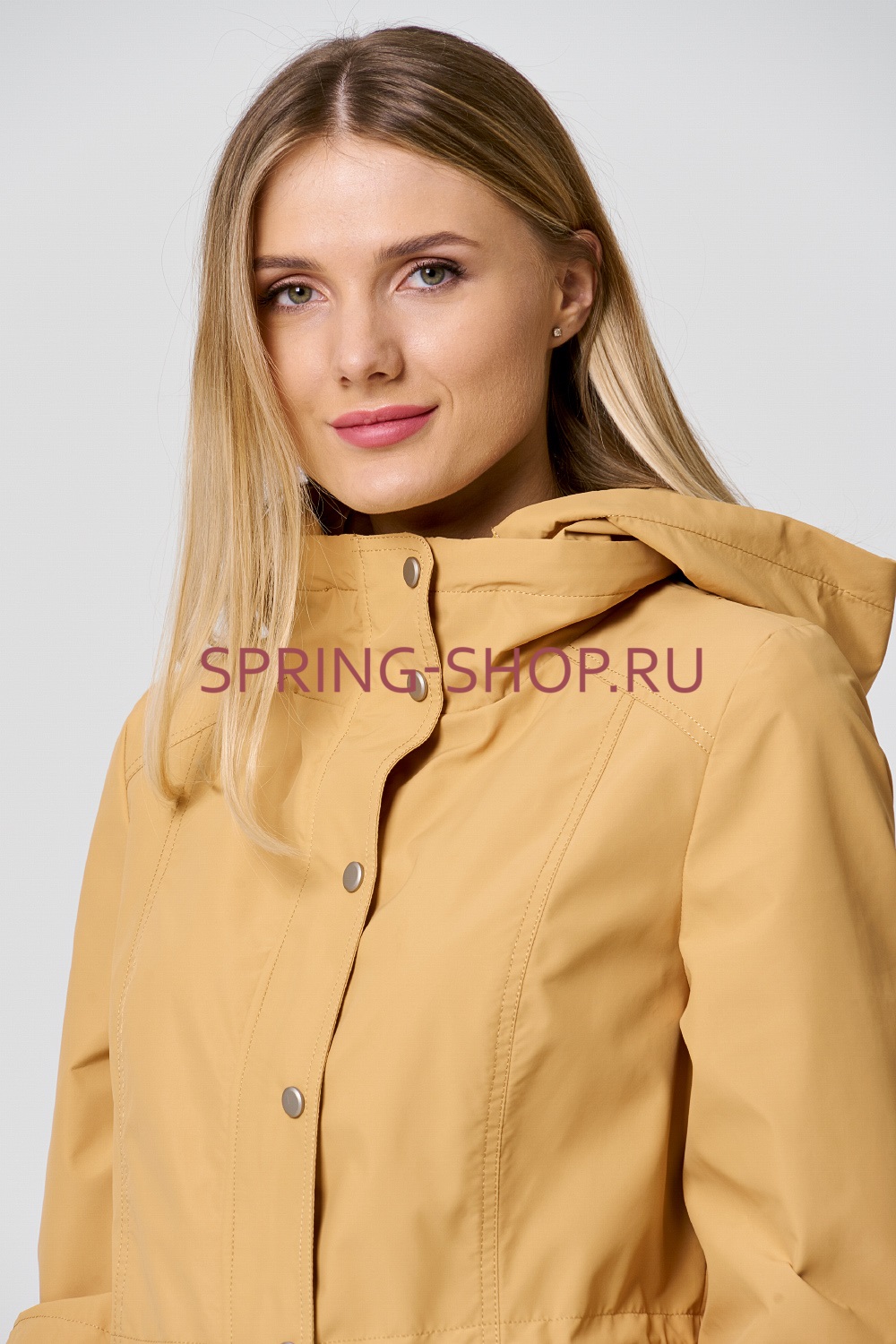 ЖЕНСКАЯ ТЕКСТИЛЬНАЯ КУРТКА ACNMS8RC10 ГОРЧИЦА 226826000