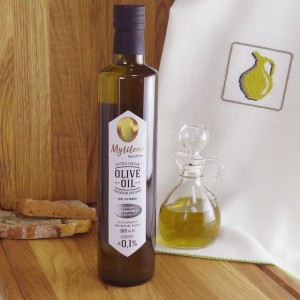 Нефильтрованное оливковое масло Mytilini, Греция, ст.бут., 500мл